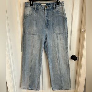 Rolla’s Heidi Trade Jeans High Rise Loose Straight Wide Leg Cargo 30 Aussie 12